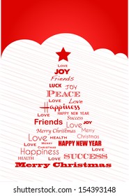  christmas tree with wishes 