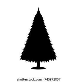 Christmas Tree, XMas icon. Simple style. Vector Illustration for Christmas day.