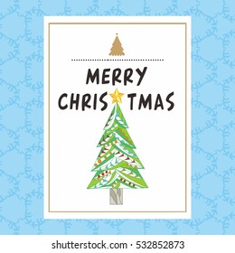 Christmas tree,Christmas card template
