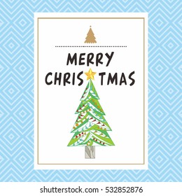 Christmas tree,Christmas card template