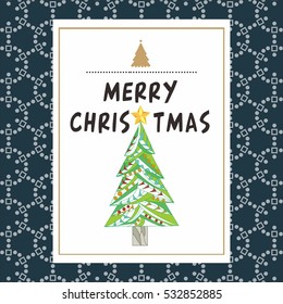 Christmas tree,Christmas card template