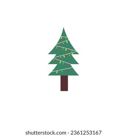 Christmas tree.Colorful Christmas tree,vector illustration eps10 