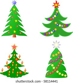 Christmas trees collection