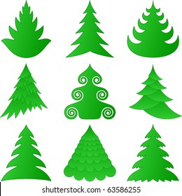 Christmas trees collection