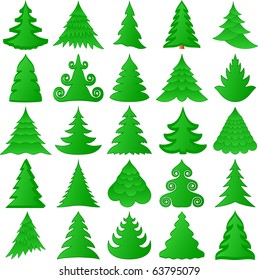 Christmas trees collection