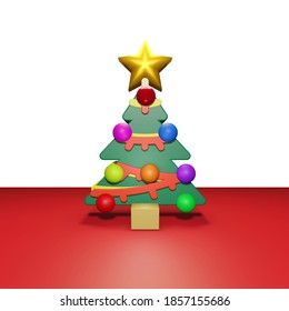 Christmas trees to convey a message of Christmas tradition