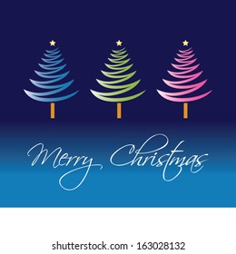 Christmas trees graphics.Vector illustration for Christmas trees.