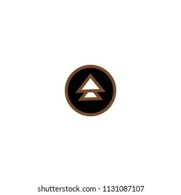 Christmas trees icon, vector simple design. Black symbol of several fir-tree, isolated on white background.

