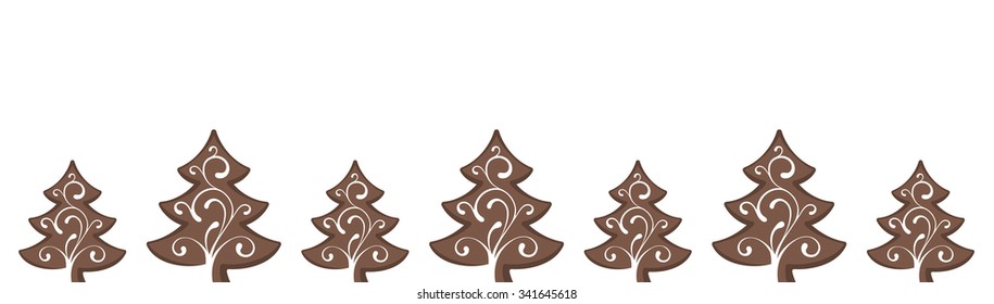 Christmas Trees with Ornaments