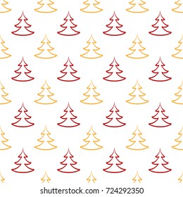 Christmas trees pattern background for app or web 