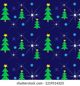 Christmas trees for the screensaver, new year, winter