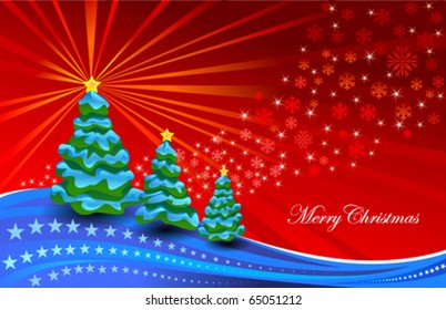 Árboles de Navidad y estrella
