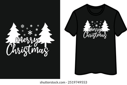 Christmas Trees. Christmas  T-Shirt Design