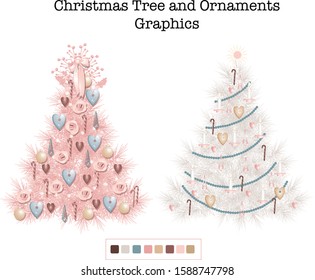 Christmas Trees Vector Artwork for the Holiday Season