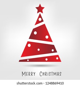 Christmas tree.Vector illustration.