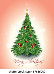 Christmas Tree-Vector Illustration