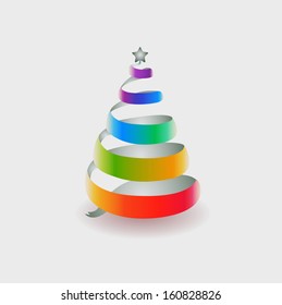  Christmas tree/vector illustration/EPS10