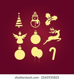 Christmas trendy artwork beauteous abstract vector illustration colorful useable design.eps