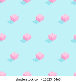 Christmas Trendy decoration pattern seamless. Xmas winter decoration background. New Year design vector illustration.
