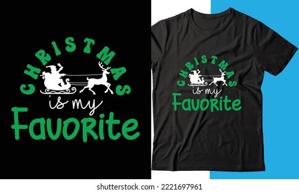 Weihnachts-Trendtypografie | Vektor-Basis | Bearbeitbares EPS-Design