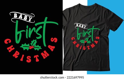 Christmas Trendy Typography | Vector base | Editable Eps Design
