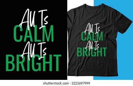 Christmas Trendy Typography | Vector base | Editable Eps Design