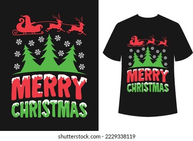 Christmas t-shirt design for all types of commercial use and also the file is easily editable. The design is best for t-shirt businesses and personal use.