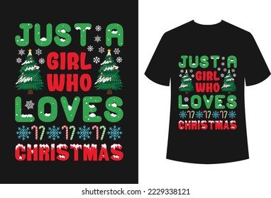 Christmas t-shirt design for all types of commercial use and also the file is easily editable. The design is best for t-shirt businesses and personal use.