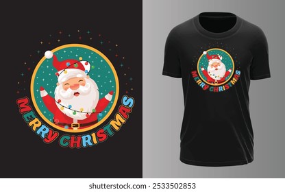 Christmas T-Shirt Design for Black T-Shirt Free Download