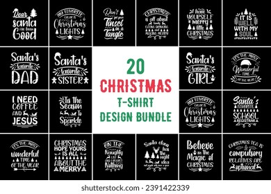 Diseño de camisetas de Navidad, paquete de diseño de camisetas de Navidad, paquete de camisetas de Navidad, diseño de camisetas