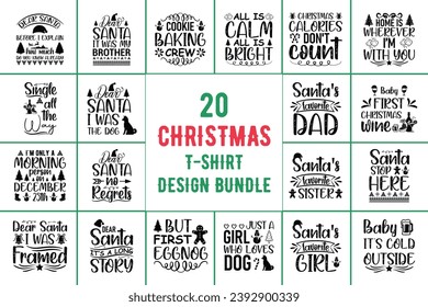Christmas t-shirt design bundle, Christmas t-shirt design, Christmas t-shirt bundle, Christmas bundle,  t-shirt design bundle,