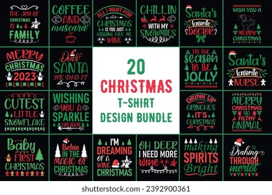 Christmas t-shirt design bundle, Christmas t-shirt design, Christmas t-shirt bundle, Christmas bundle,  t-shirt design bundle,