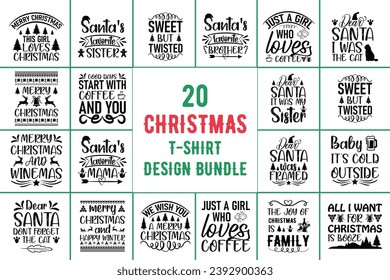 Christmas t-shirt design bundle, Christmas t-shirt design, Christmas t-shirt bundle, Christmas bundle,  t-shirt design bundle,