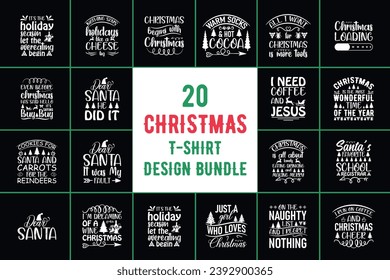Christmas t-shirt design bundle, Christmas t-shirt design, Christmas t-shirt bundle, Christmas bundle,  t-shirt design bundle,
