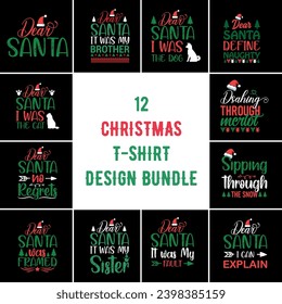 Christmas t-shirt design, Christmas design bundle, Christmas t-shirt bundle, t-shirt, Merry Christmas t-shirt design,