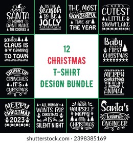 Christmas t-shirt design, Christmas design bundle, Christmas t-shirt bundle, t-shirt, Merry Christmas t-shirt design,