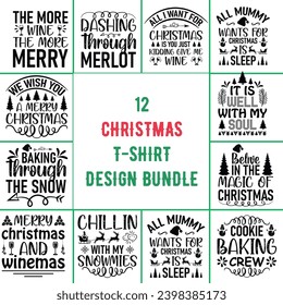 Christmas t-shirt design, Christmas design bundle, Christmas t-shirt bundle, t-shirt, Merry Christmas t-shirt design,
