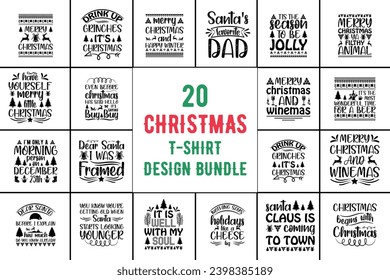 Christmas t-shirt design, Christmas design bundle, Christmas t-shirt bundle, t-shirt, Merry Christmas t-shirt design,