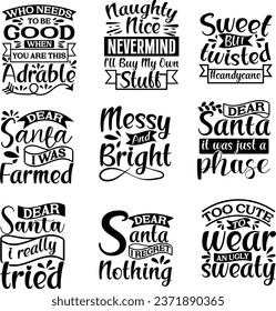 Christmas T-shirt Design Bundle , typography T-shirt Design