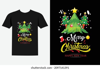 Christmas t-shirt design. Christmas merchandise designs