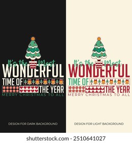 Christmas T-Shirt Design, Merry Christmas , T-Shirt Fashion