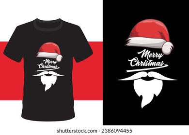 Christmas t-shirt design. Merry Christmas Vector text. Creative Christmas t-shirt design