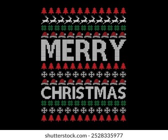 Christmas t-shirt design or Christmas poster, vector or Christ's birth t shirt, Christian festival. Ugly christmas sweaters are hot and overrated t shirt Design. Christmas ugly t shirt and  sweaters