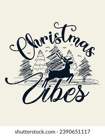 Christmas tshirt design and print template easy to editable and high quality file.