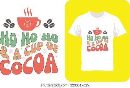 Christmas T-Shirt design, Retro Christmas Card, greeting, design, T shirt print, Good for t-shirt, mug, gift, printing press, holiday quotes, Retro Christmas T-Shirt Design Bundle