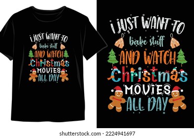 Christmas t-shirt design. Christmas season t-shirt. Christmas gift t-shirt. Christmas t-shirt for woman