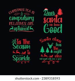 Christmas t-shirt design,  Christmas t-shirt design set, Christmas design