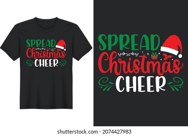Diseño de camisetas navideñas, alegría navideña
Plantilla de diseño de mug. vectorial Typography