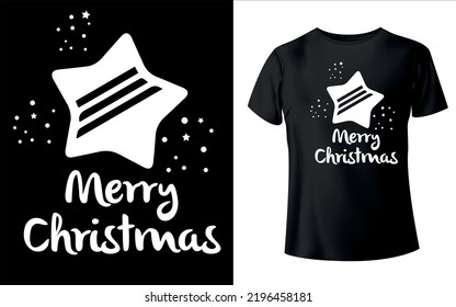 Diseño de camisetas navideñas con vector inicial