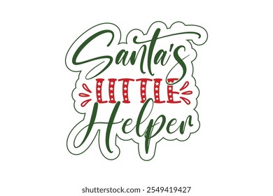 Christmas T-shirt  Design, Christmas sticker Design 